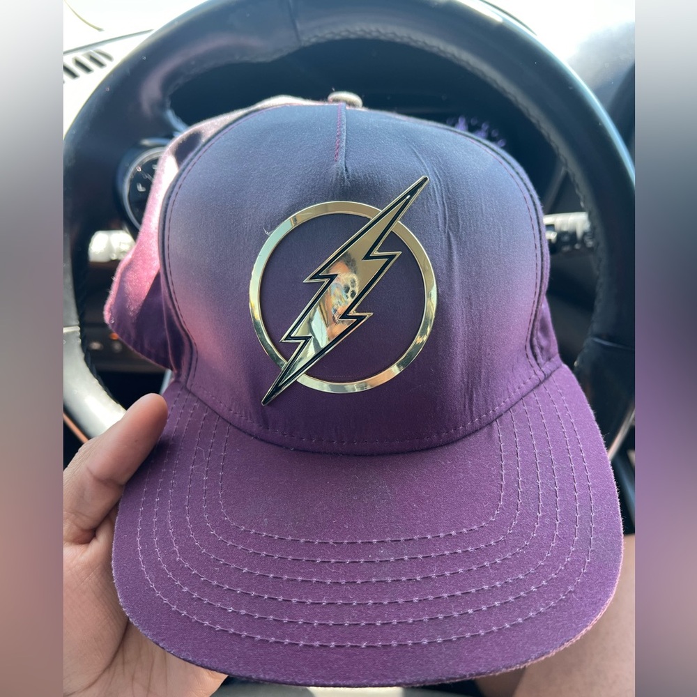 DC Comic The Flash Hat/Cap Adjustable Snapback Metal Emblem barry allen hat